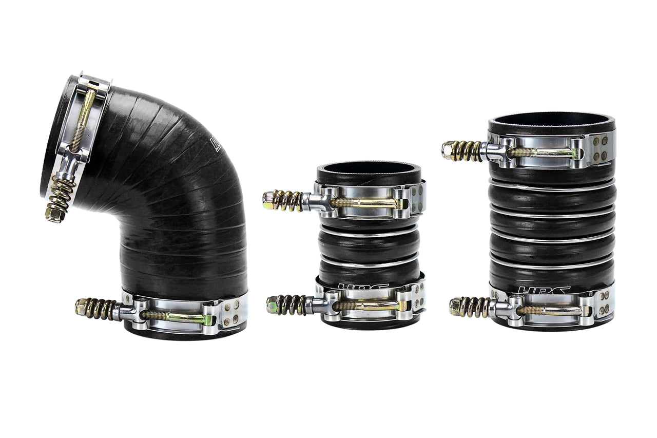 HPS Performance Products HPS High Temp Aramid Reinforced Silicone Intercooler Hose Boots Kit GMC 2006-2010 Sierra 3500 6.6L Duramax Diesel