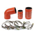 HPS High Temp Aramid Reinforced Silicone Intercooler Hose Boots Kit Chevy 2006-2010 Silverado 2500 6.6L Duramax Diesel