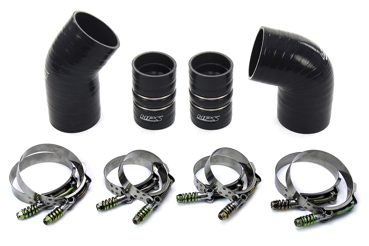 HPS Performance HPS High Temp Aramid Reinforced Silicone Intercooler Hose Boots Kit GMC 2004.5 - 2005 Sierra 2500 HD 6.6L Duramax LLY Diesel
