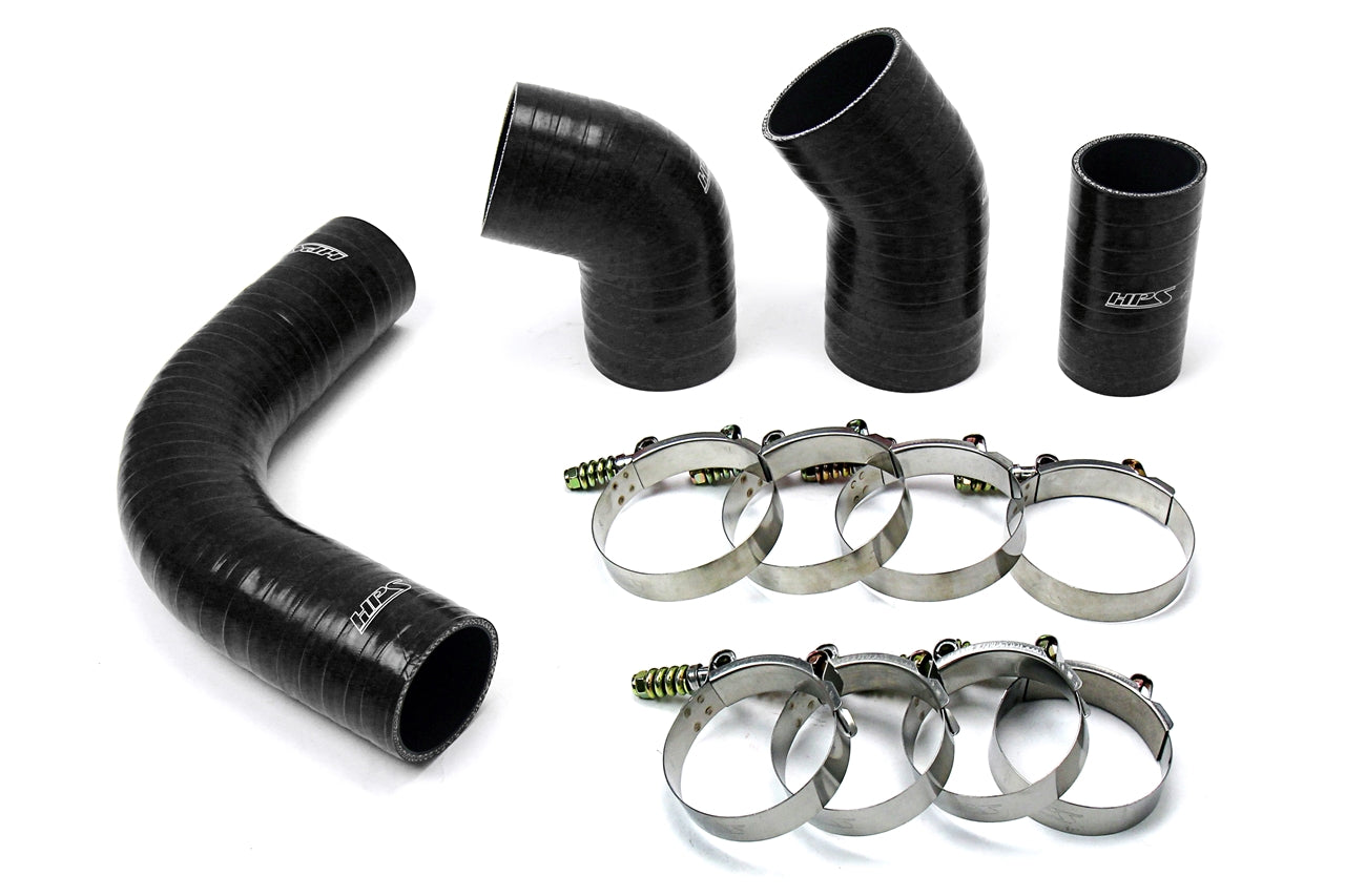 HPS Performance HPS High Temp Aramid Reinforced Silicone Intercooler Hose Boots Kit Chevy 2002-2004 Silverado 2500 HD 6.6L Duramax LB7 Diesel