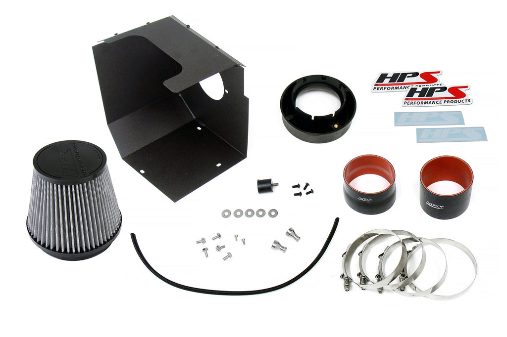 HPS Performance HPS Cold Air Intake Kit with Heat Shield GMC 2017-2019 sierra 3500 HD 6.6L V8 Duramax Diesel Turbo L5P