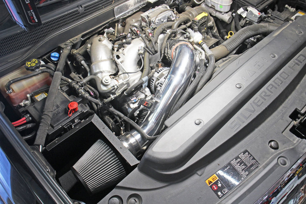 HPS Cold Air Intake Kit with Heat Shield GMC 2017-2019 sierra 2500 HD 6.6L V8 Duramax Diesel Turbo L5P